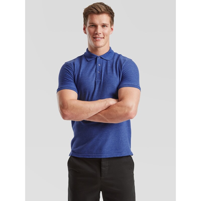 Fruit of the Loom Niebieska koszulka męska Iconic Polo Friut of the 50558899