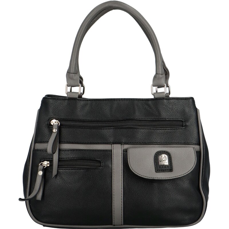 Dámska kabelka do ruky čierno/sivá - Firenze Aryana čierna 50747637