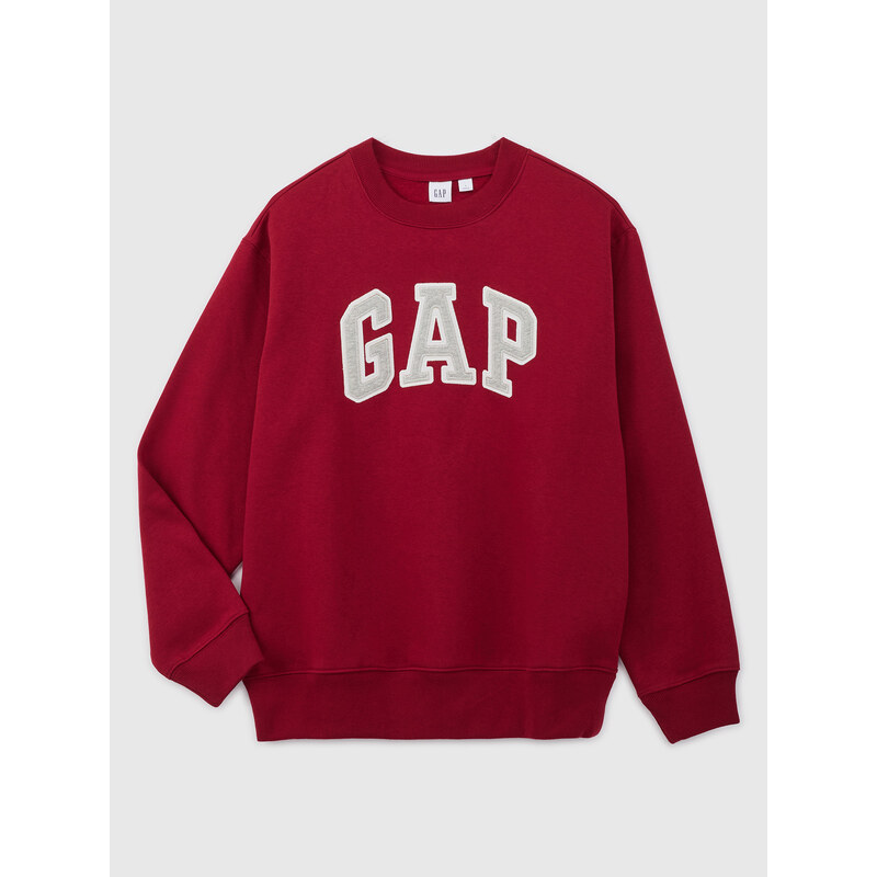 Červená dámska mikina s logom GAP 50646135