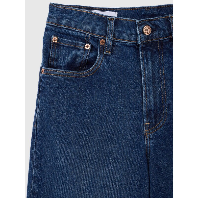 Modré dámske wide fit džínsy GAP Stride 50600544