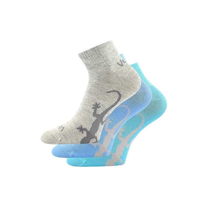 TRINITY dámske členkové ponožky s jašteričkou VoXX Mix barev - Modrá 52601278