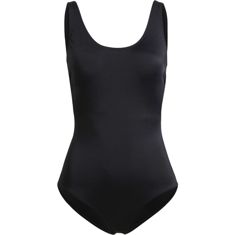 bonprix Jednodielne plavky z udržateľného polyamidu, farba čierna