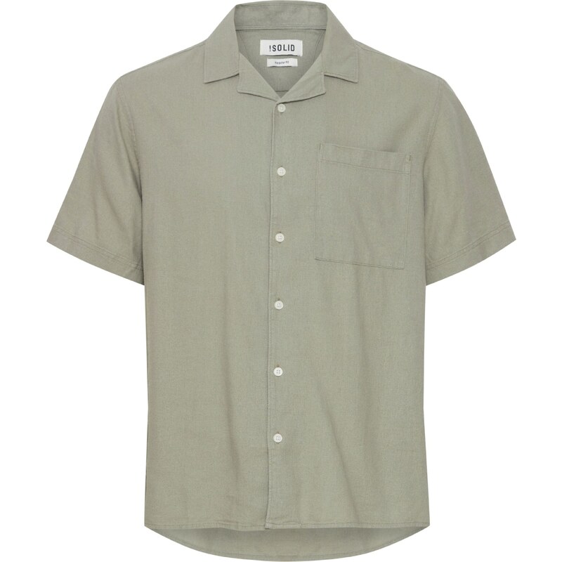 !Solid Košeľa ALLAN olivová 49994561