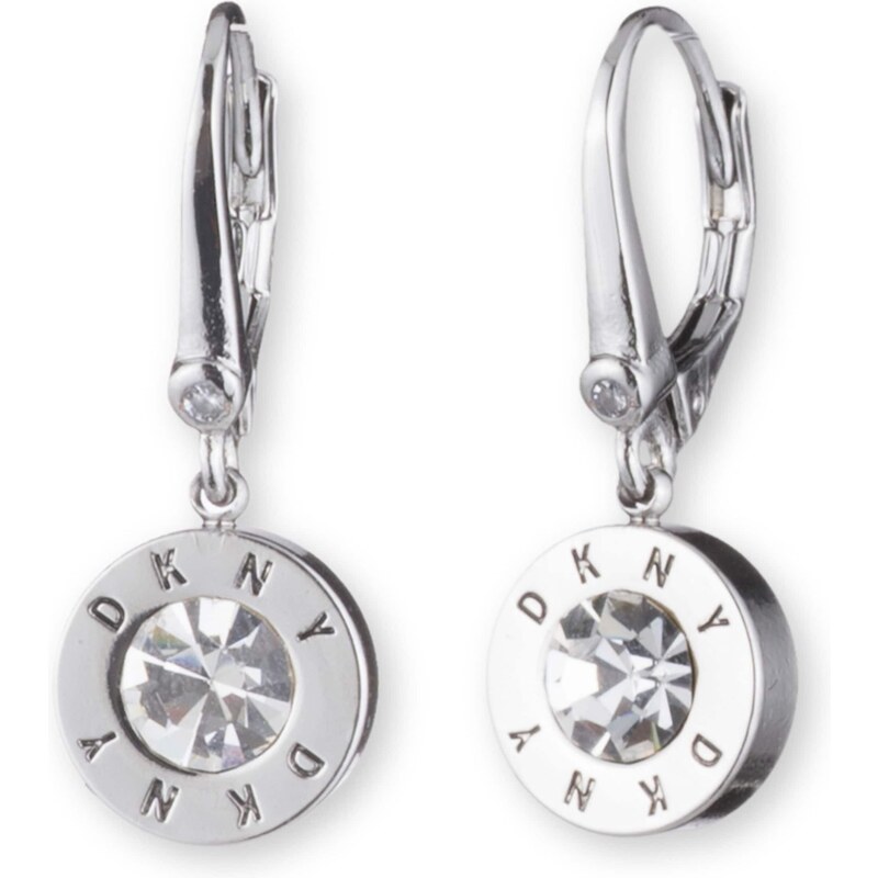 DKNY Náušnice strieborná / priehľadná 49977030