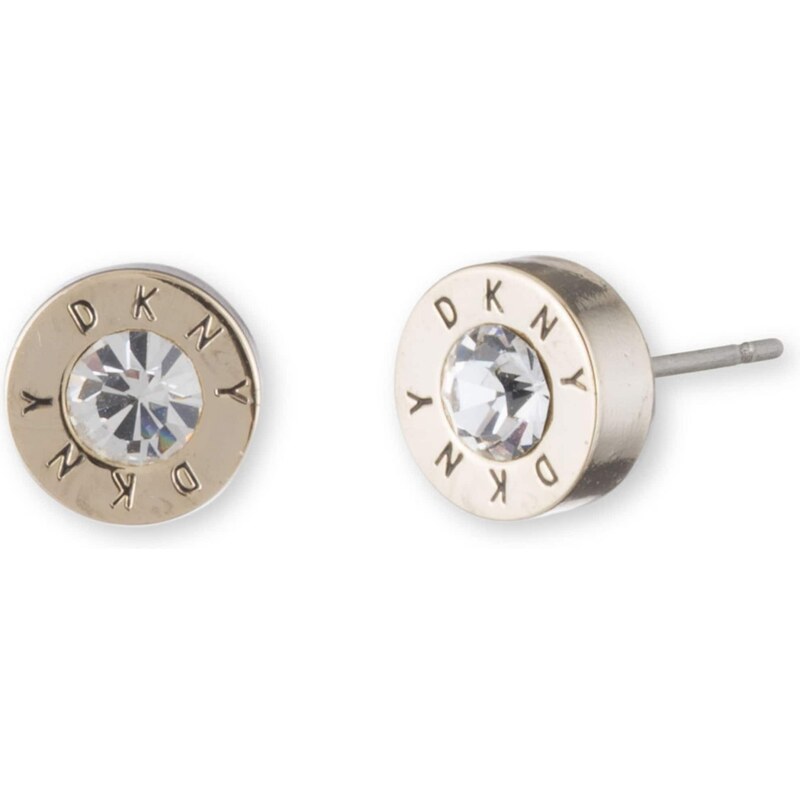 DKNY Náušnice zlatá / priehľadná 49977032
