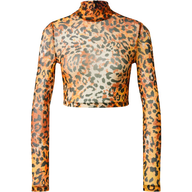 Just Cavalli Tričko koňaková / svetlohnedá / čierna 54321200