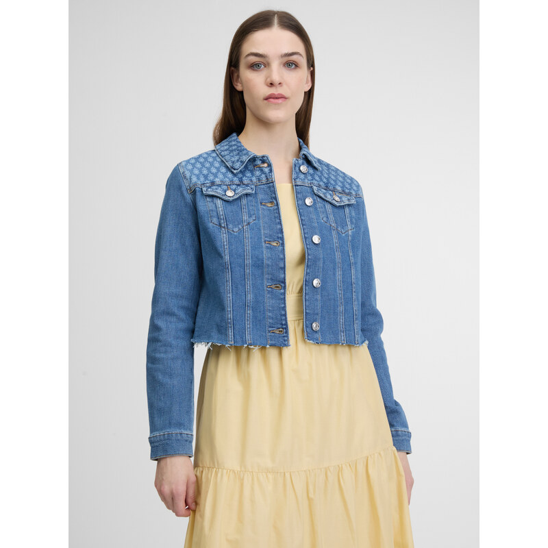 Rifľové bundy pre ženy ORSAY - modrá 50540949