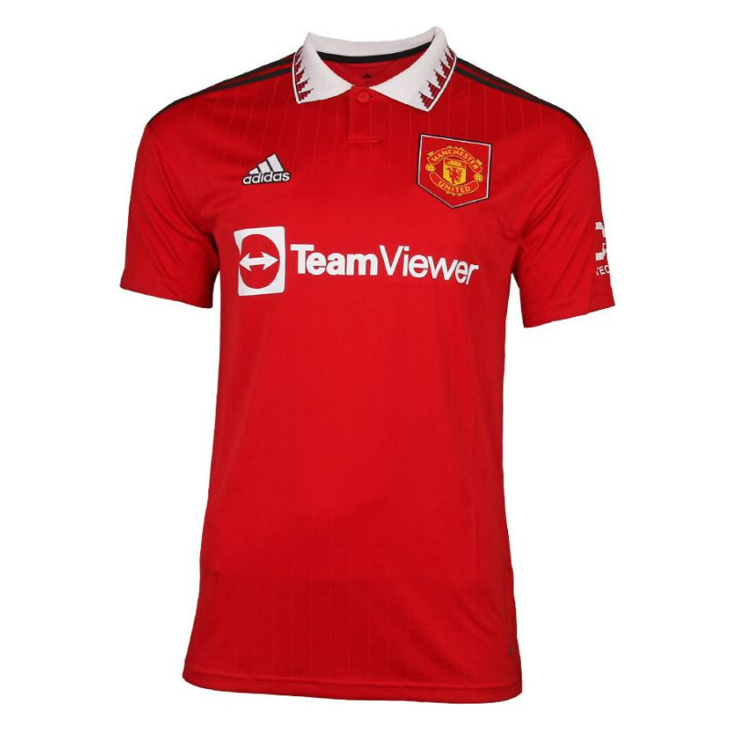 Pánske polo tričko Manchester United H Jsy M H13881 červené - Adidas 49947496