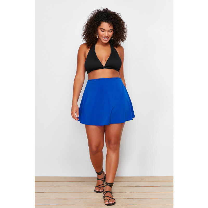 Trendyol Curve Navy Blue Short Skirt Bikini Bottom 50565021