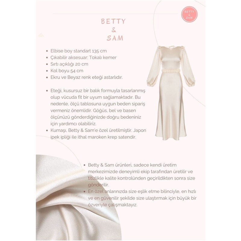 BETTY & SAM Zásnubné púdrové šaty Heleny so špeciálnym dizajnom