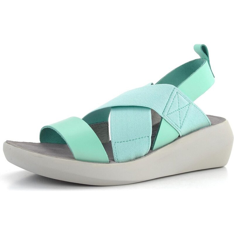 E-shop Fly London pásikové sandále mentolové Baji P144848011