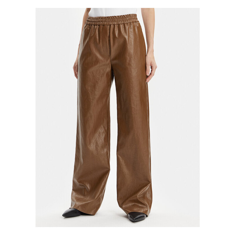 Nohavice z imitácie kože Max Mara Leisure 48434538