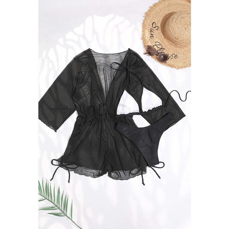 Angelsin Pareo - Čierna - Plážové oblečenie