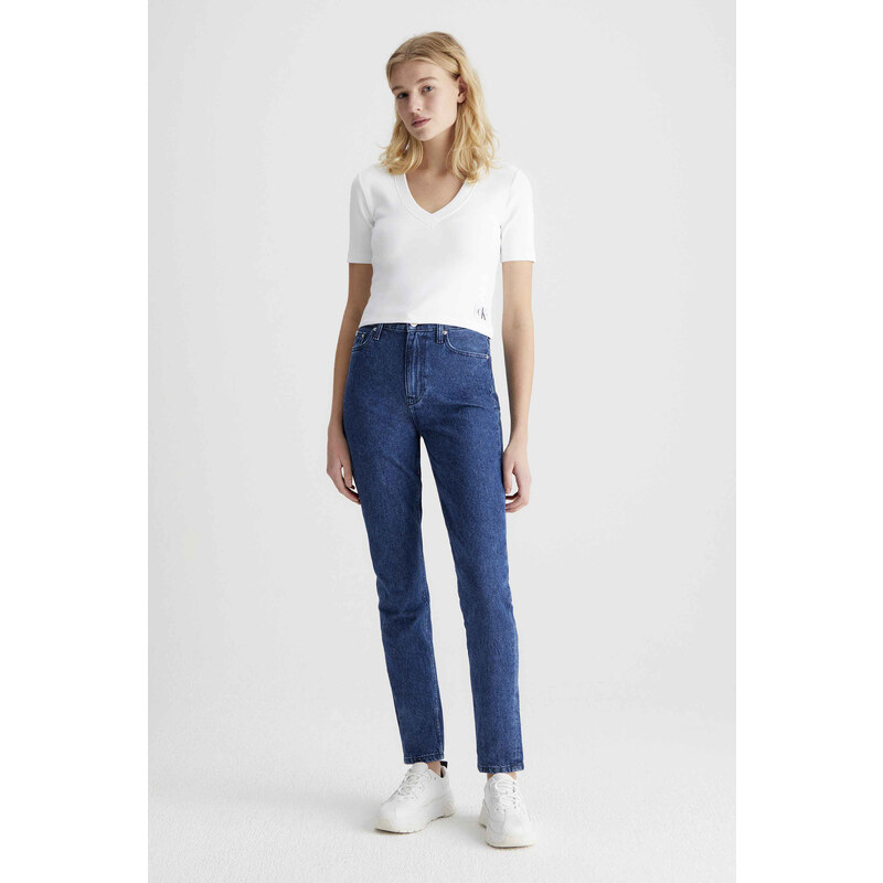 Calvin Klein Dámske / dievčenské tričko žiarivo biele