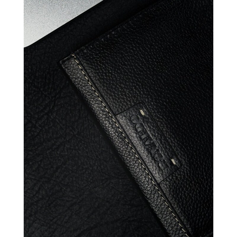 Veľká čierna kožená pánska peňaženka - Ronaldo