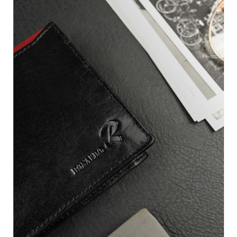 Horizontálna pánska peňaženka s bezpečnou kartovou časťou - Ronaldo