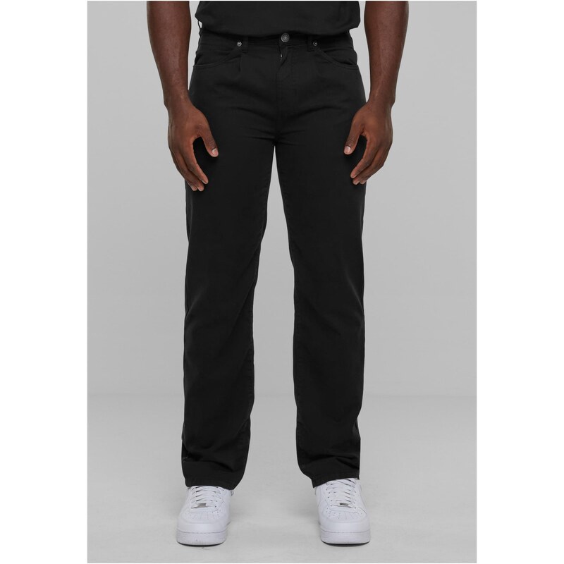 Urban Classics Mens Organic Skater Chino Pants - Black 50656942