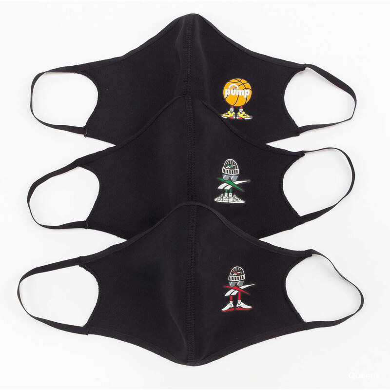 Reebok Icon Face Cover Large 3-Pack Black Universal 66818680