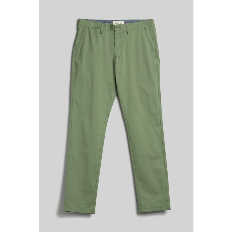NOHAVICE GANT SLIM SPORTS CHINOS KALAMATA GREEN 49969231