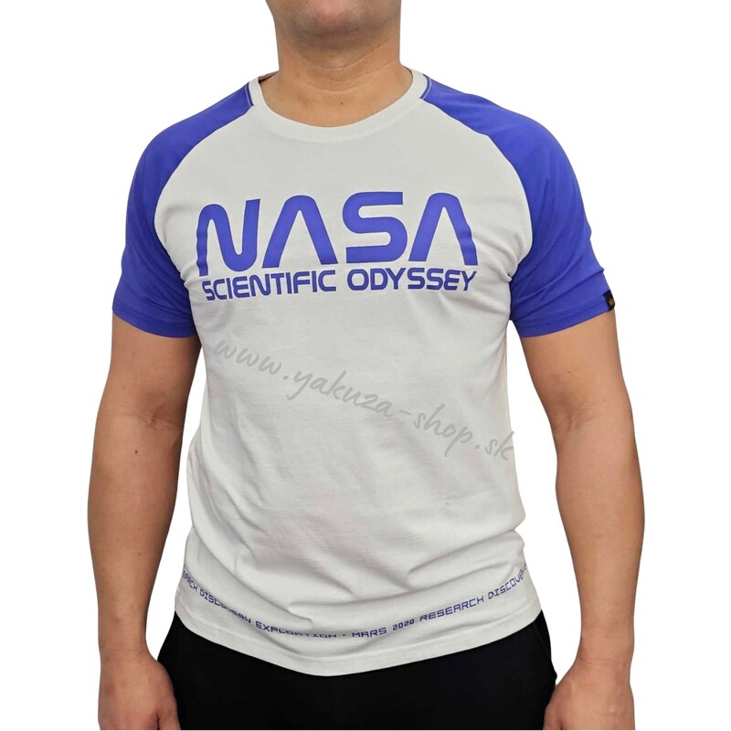 Alpha Industries ODYSSEY T Nautical Blue tričko pánske