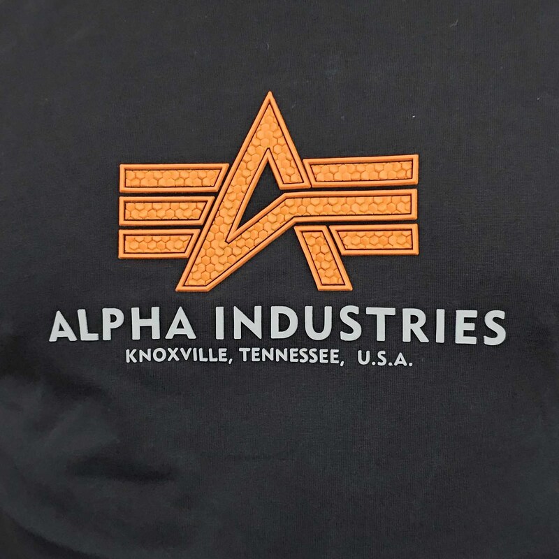 Alpha Industries Basic T RUBBER tričko pánske black