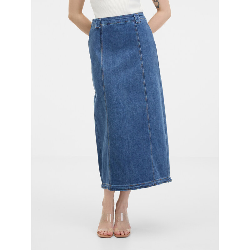 Orsay Blue Denim Skirt - Women