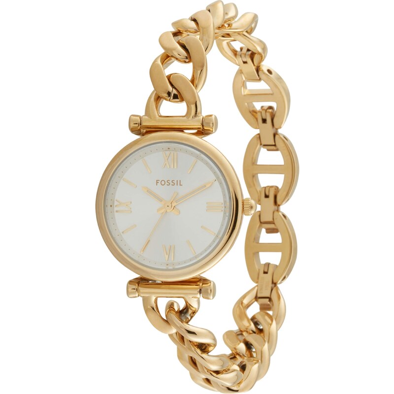 FOSSIL Analógové hodinky CARLIE zlatá / biela 54799971