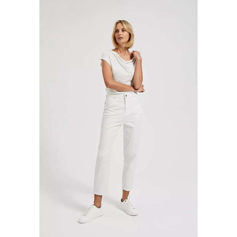 Marisse Womens Jeans L-Je-4300 Off White 50665391