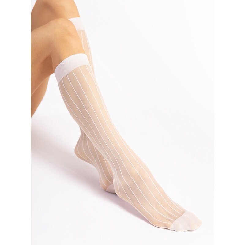 BASIC Pruhované podkolienky Fiore G 2144 Linea 15 deň 56621349