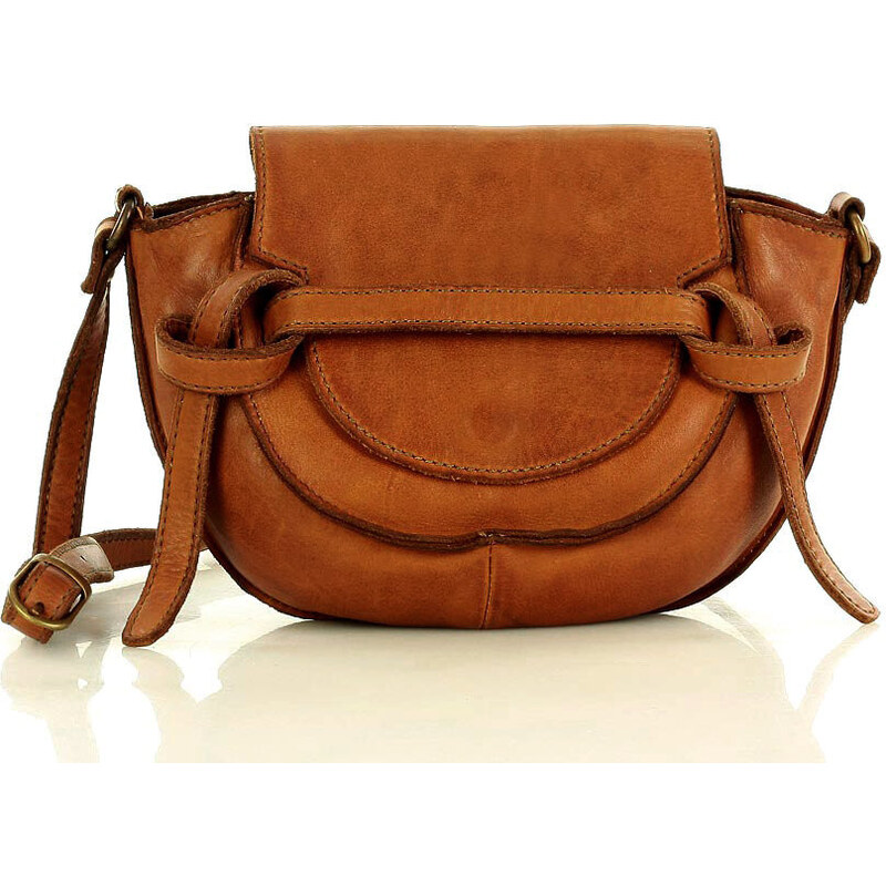 Marco Mazzini handmade Marco Mazzini Kožená crossbody kabelka | camel 33868478