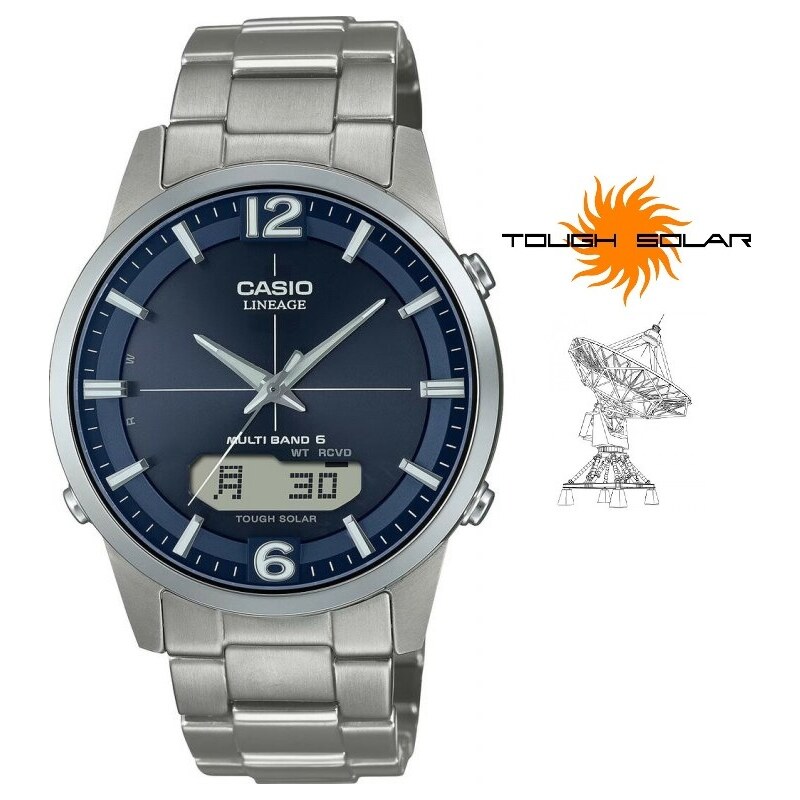 Casio Lineage Solar Rádiovo riadené LCW-M170TD-2AER (431) 66589039