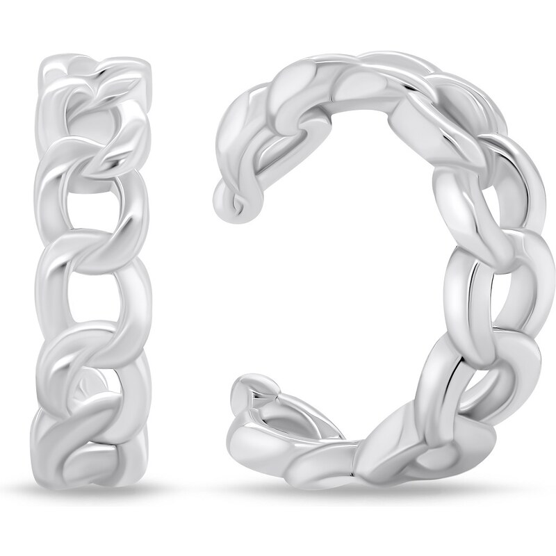 Brilio Silver Slušivé strieborné záušnice EA771W 66631231