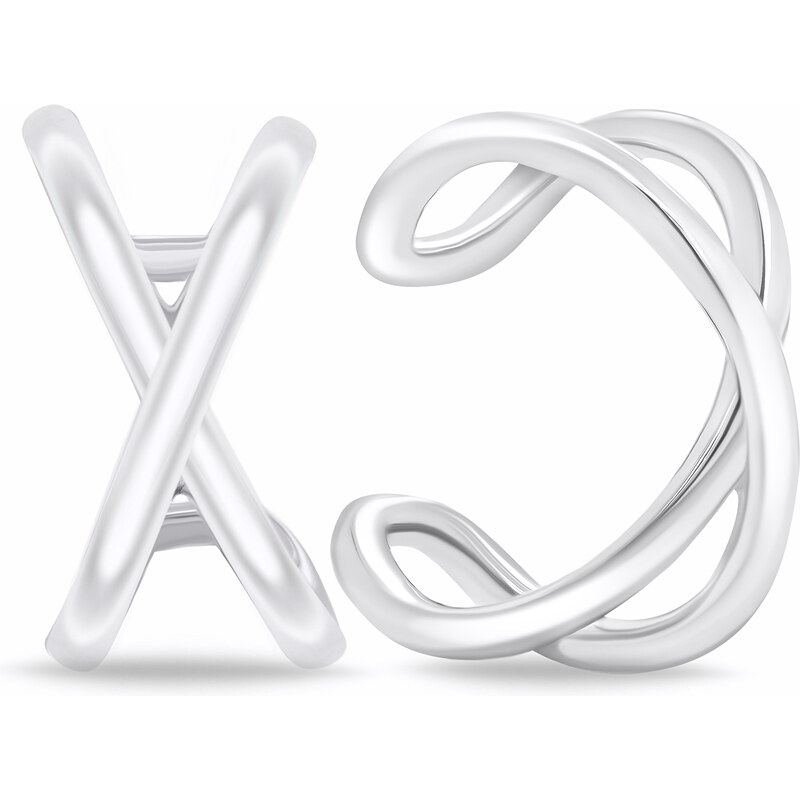 Brilio Silver Módne strieborné záušnice EA696W 66584028