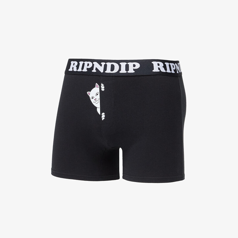 Boxerky RIPNDIP Peek A Nermal Boxers Black XS 50745420