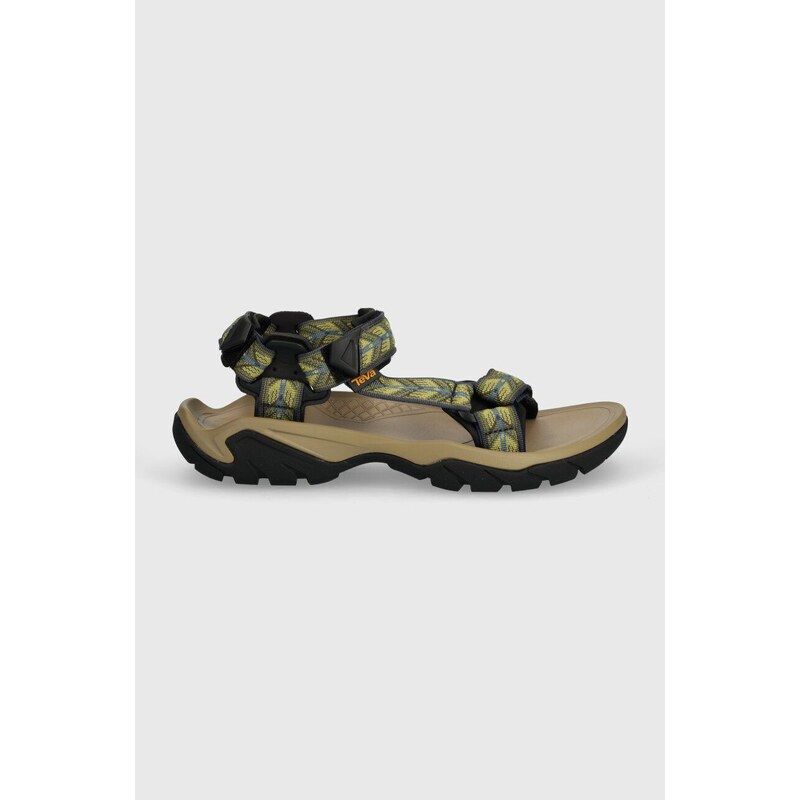 Sandále Teva 1102456 Terra Fi 5 Universal pánske, zelená farba