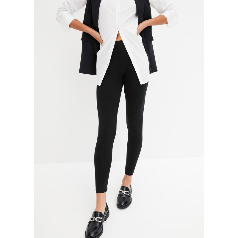 bonprix Legíny po členky (2 ks), farba čierna 44741161