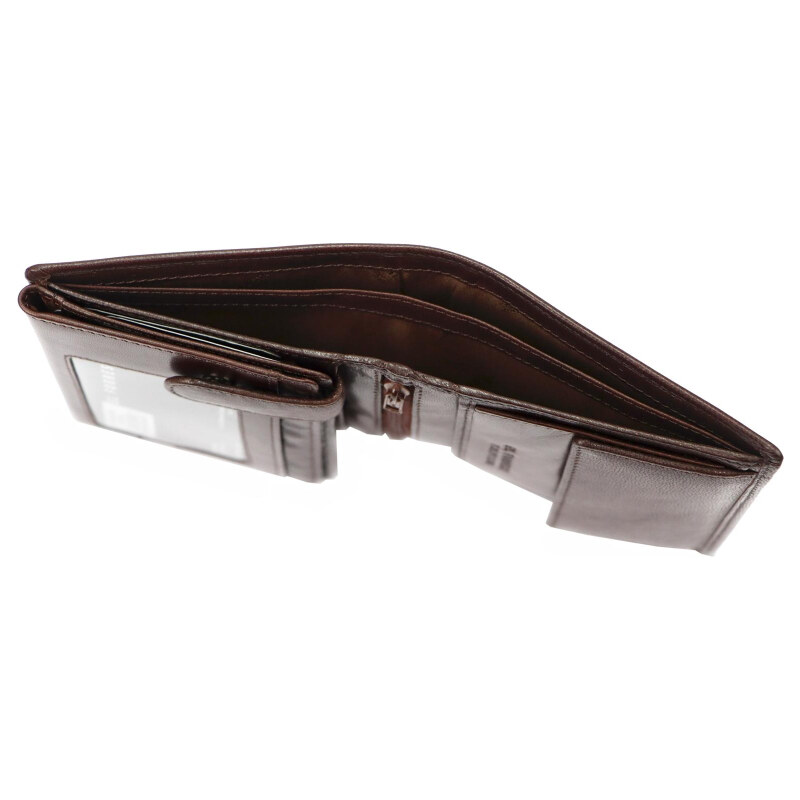 EL FORREST Kvalitná hnedá pánska peňaženka (GPPN423)