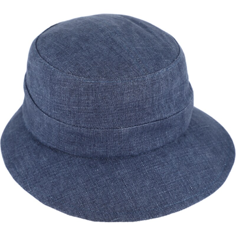 Fiebig - Headwear since 1903 Dámsky letný ľanový modrý klobúk - Fiebig 1903
