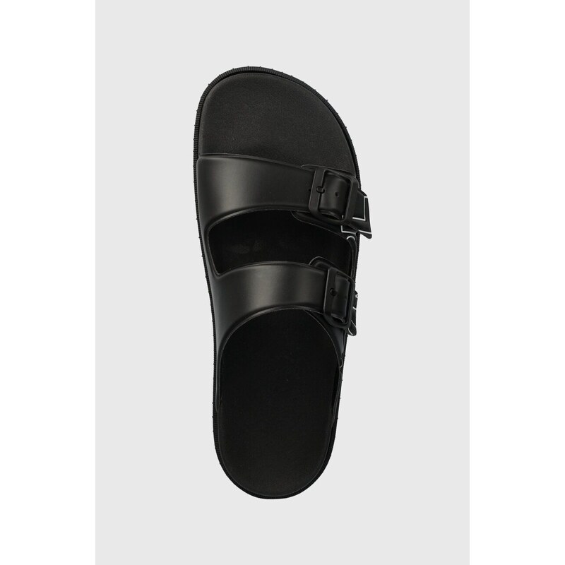 Šľapky Karl Lagerfeld KONDO TRED pánske, čierna farba, KL70978