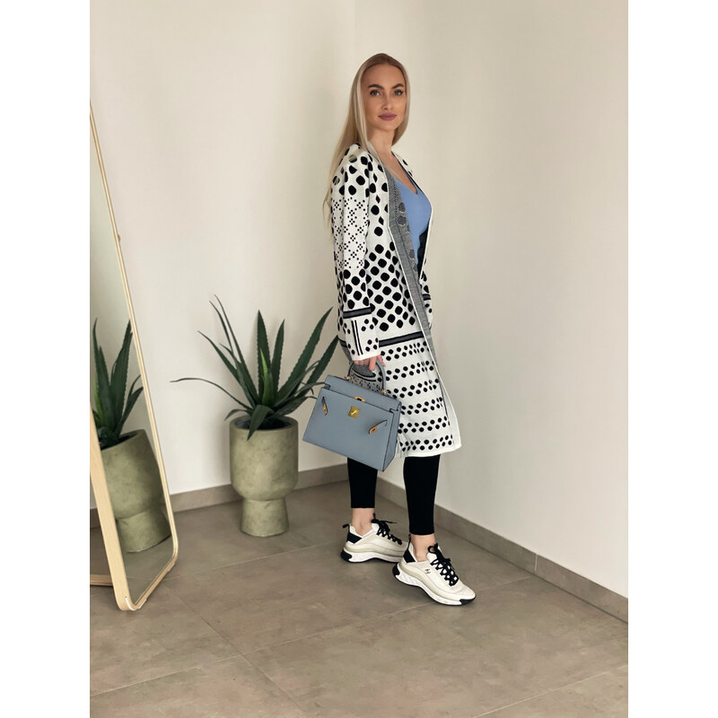 Dlhý kardigan Polka 48557502
