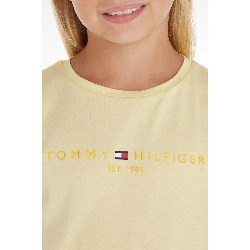 Detská súprava Tommy Hilfiger žltá farba