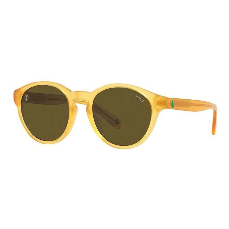 Detské slnečné okuliare Polo Ralph Lauren žltá farba, 0PP9505U