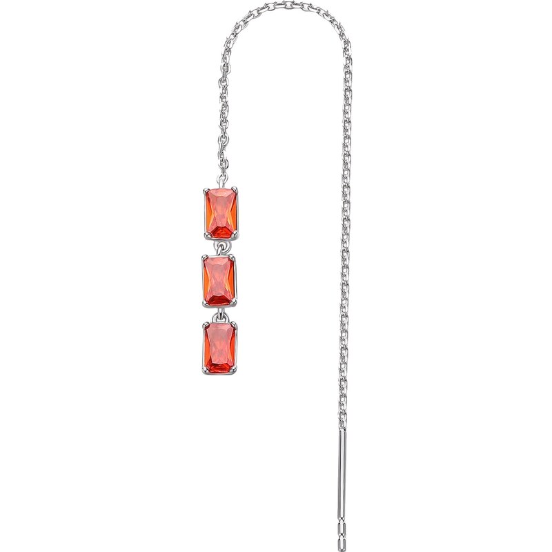 Brosway Dlhá strieborná single náušnice Fancy Vitamín Orange FVO14 66592651