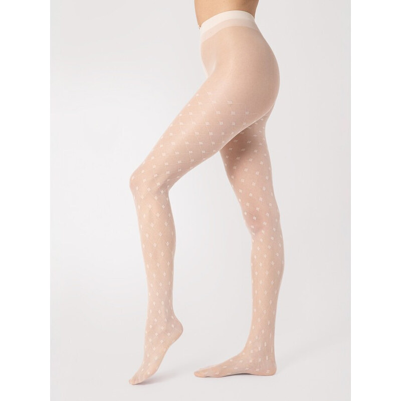 Vzorované pančuchové nohavice Fiore G 6104 Hailey 15 den 53443349