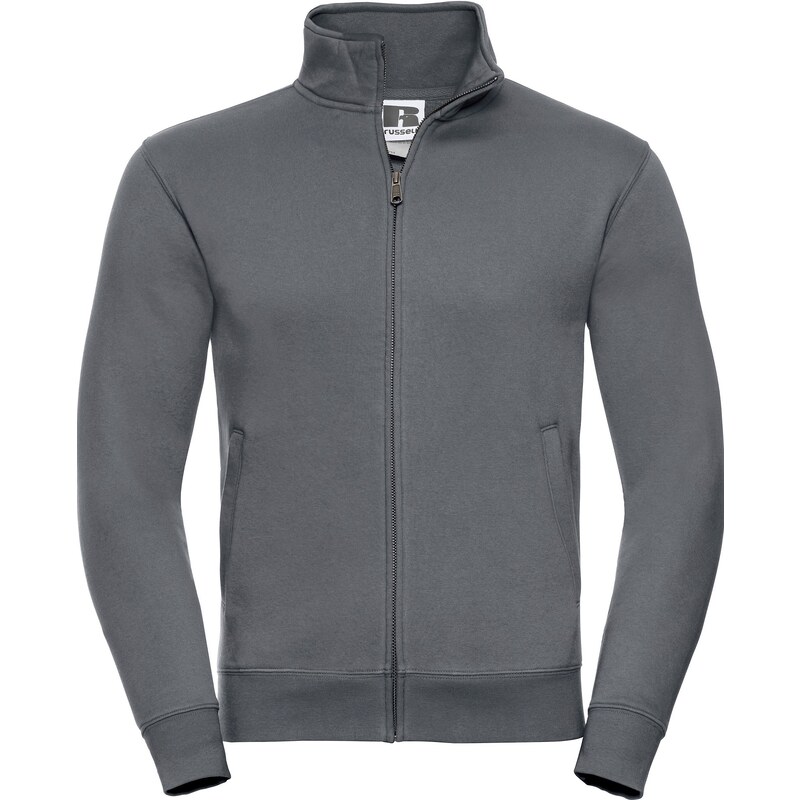 RUSSELL Mens Zip Up Sweatshirt - Authentic R267M 80% Plain Ring-Spun 50673417