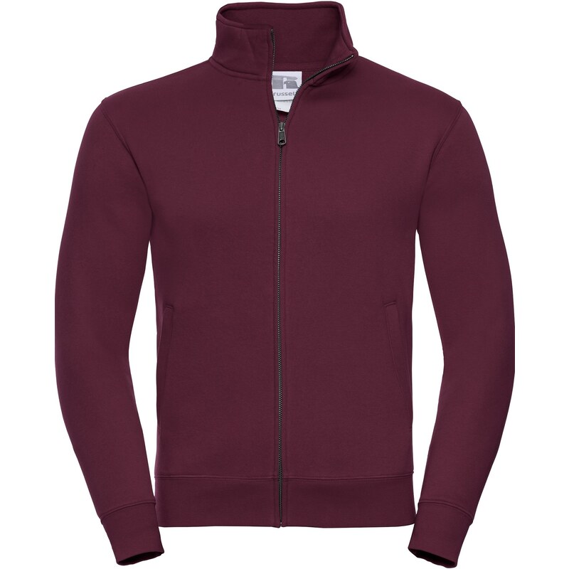 RUSSELL Mens Zip Up Sweatshirt - Authentic R267M 80% Plain Ring-Spun 50673418