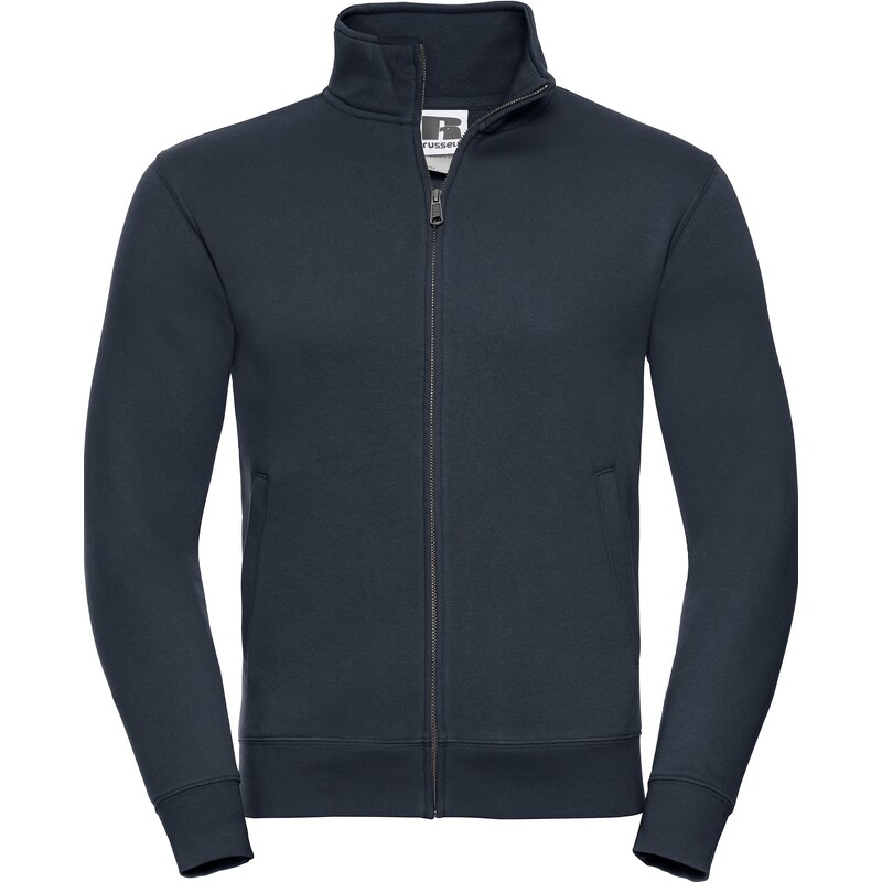 RUSSELL Mens Zip Up Sweatshirt - Authentic R267M 80% Plain Ring-Spun 50594118