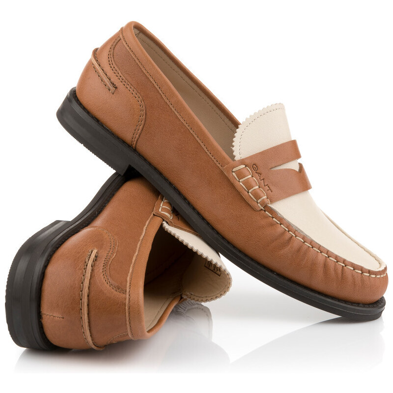 MOKASÍNY GANT GRACELYN NATURAL/CREAM 49948652