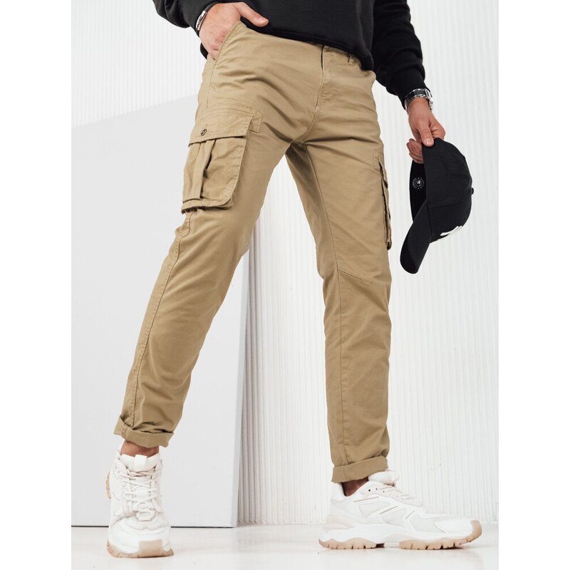Dstreet Moderné kapsáčové béžové joggery 50065945