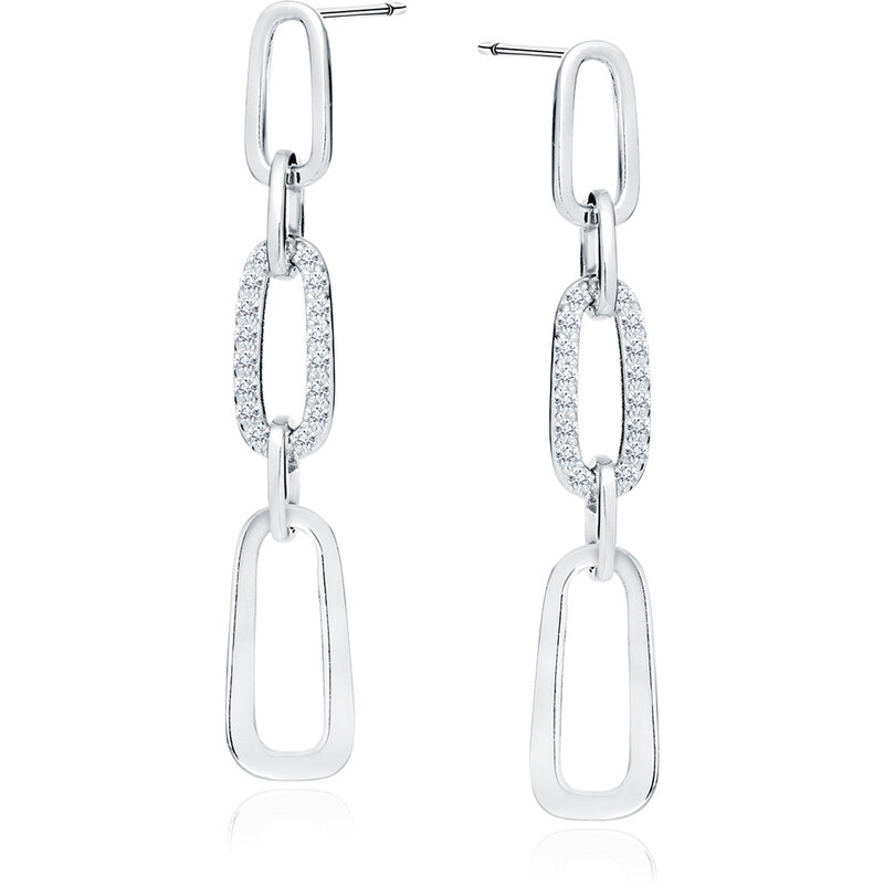 Dámske strieborné náušnice ATLANTA 50068198